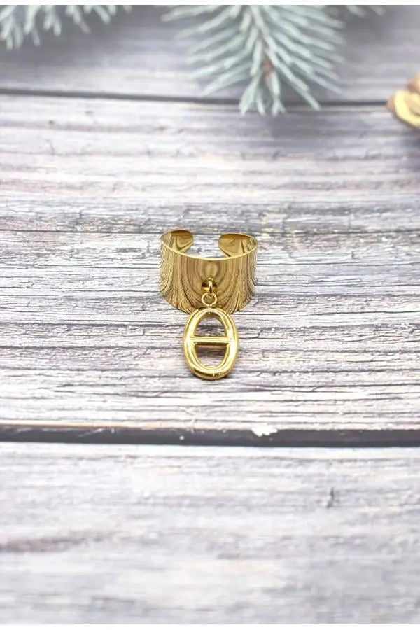 Bague breloque gold MaisonPerla Collection