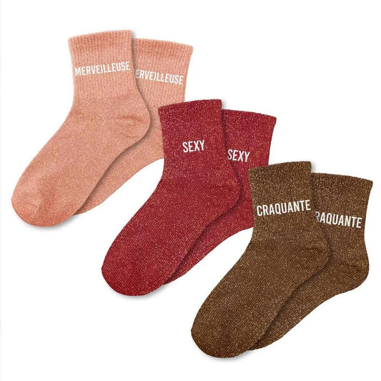 Box chaussettes paillettes Sexy MaisonPerla Collection