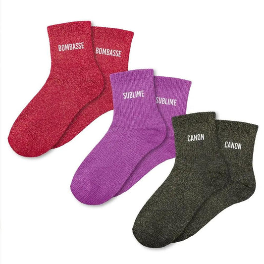 Box chaussettes paillettes Sublime MaisonPerla Collection