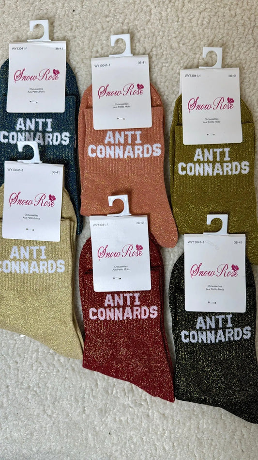 Chausettes paillettes Anti connards MaisonPerla Collection