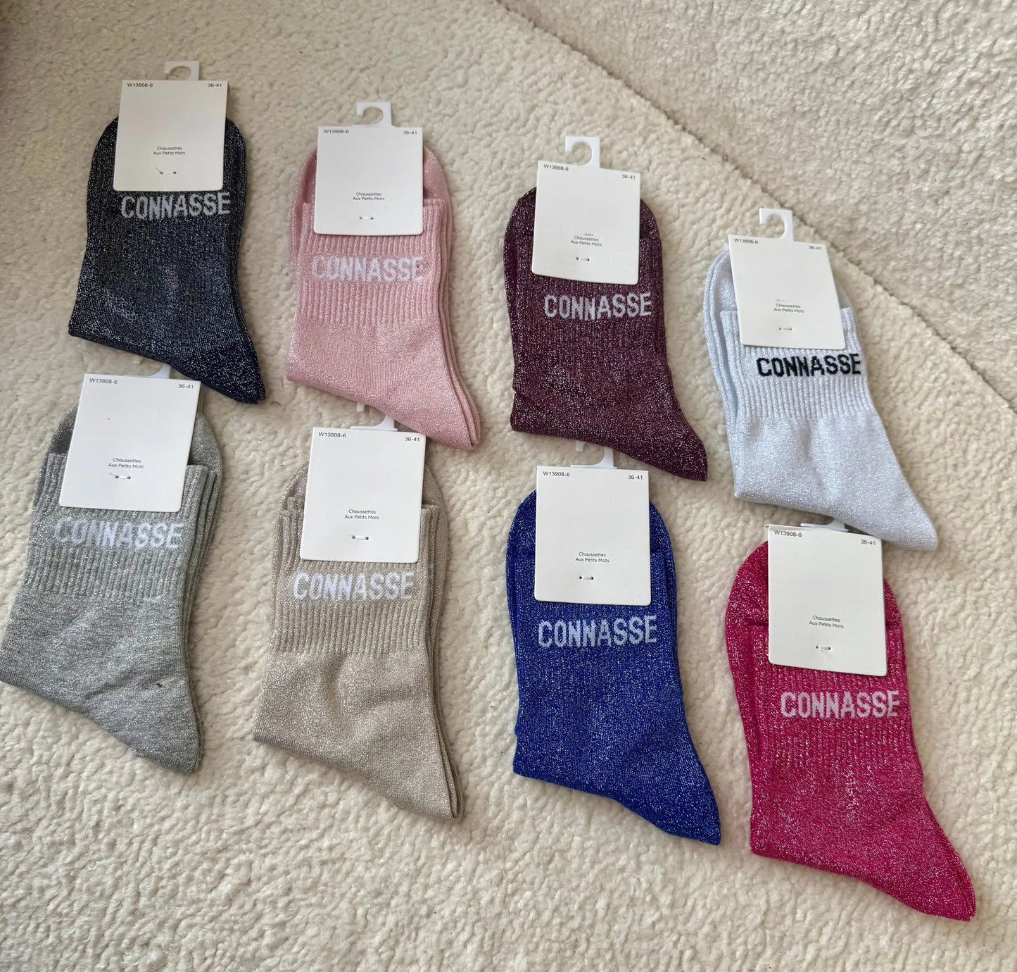 Chausettes paillettes CONASSE MaisonPerla Collection