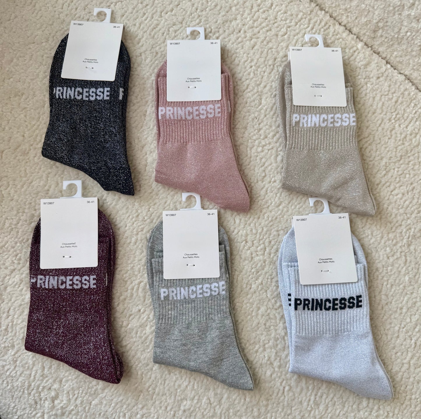 Chausettes paillettes PRINCESSE MaisonPerla Collection