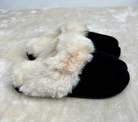 Chausson Lili noir MaisonPerla Collection