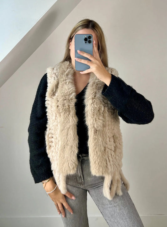 Fourrure Julia beige MaisonPerla Collection