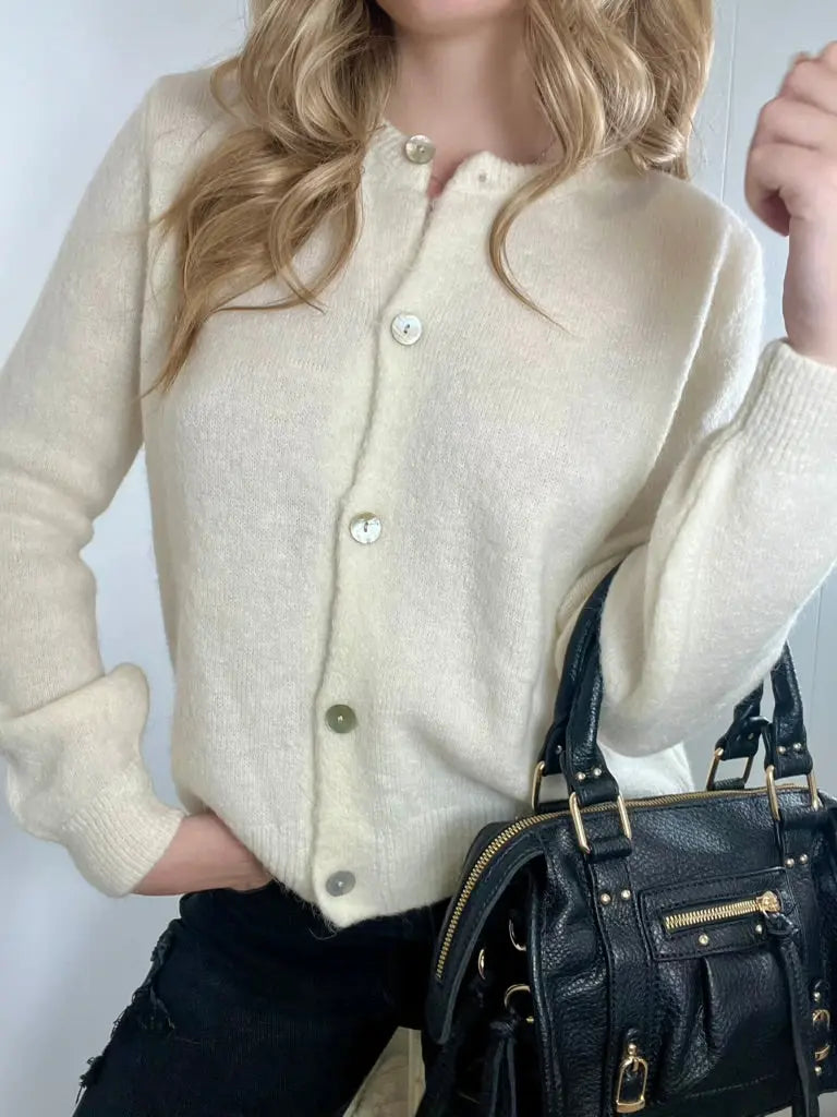 Gilet Ambre beige MaisonPerla Collection