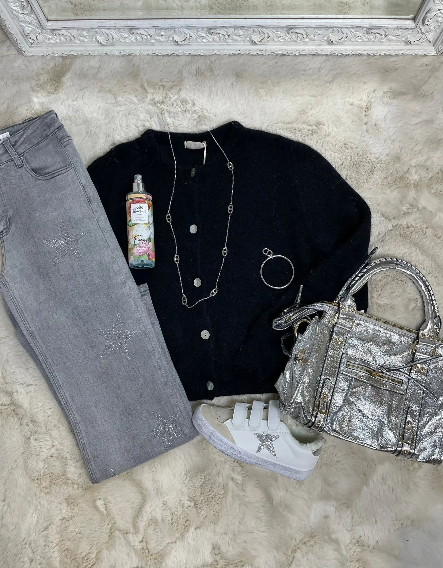 Gilet Ambre noir MaisonPerla Collection