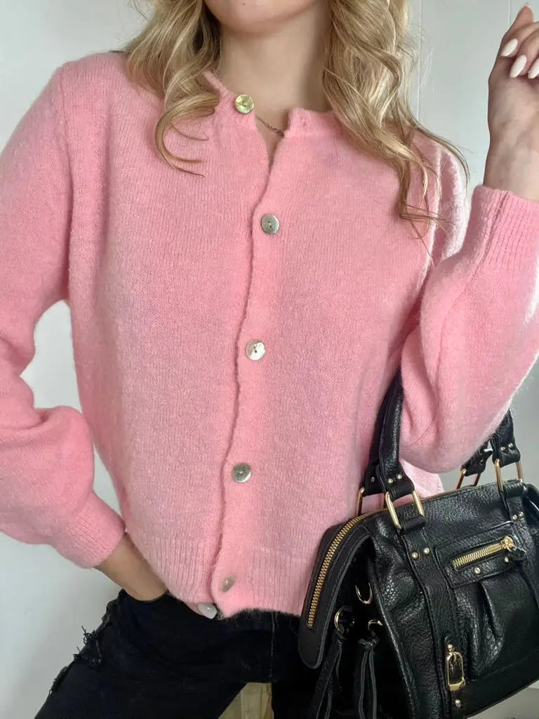 Gilet Ambre rose MaisonPerla Collection