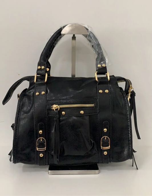 Grand sac Elsa noir L MaisonPerla Collection