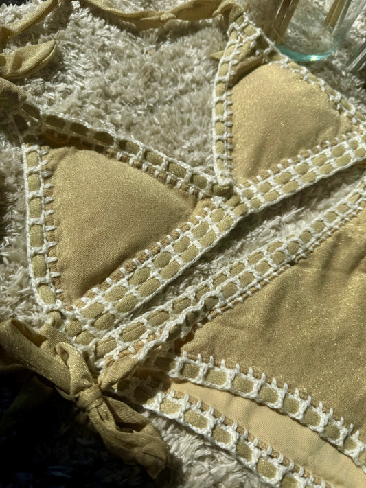 Maillot de bain Ibiza gold MaisonPerla Collection