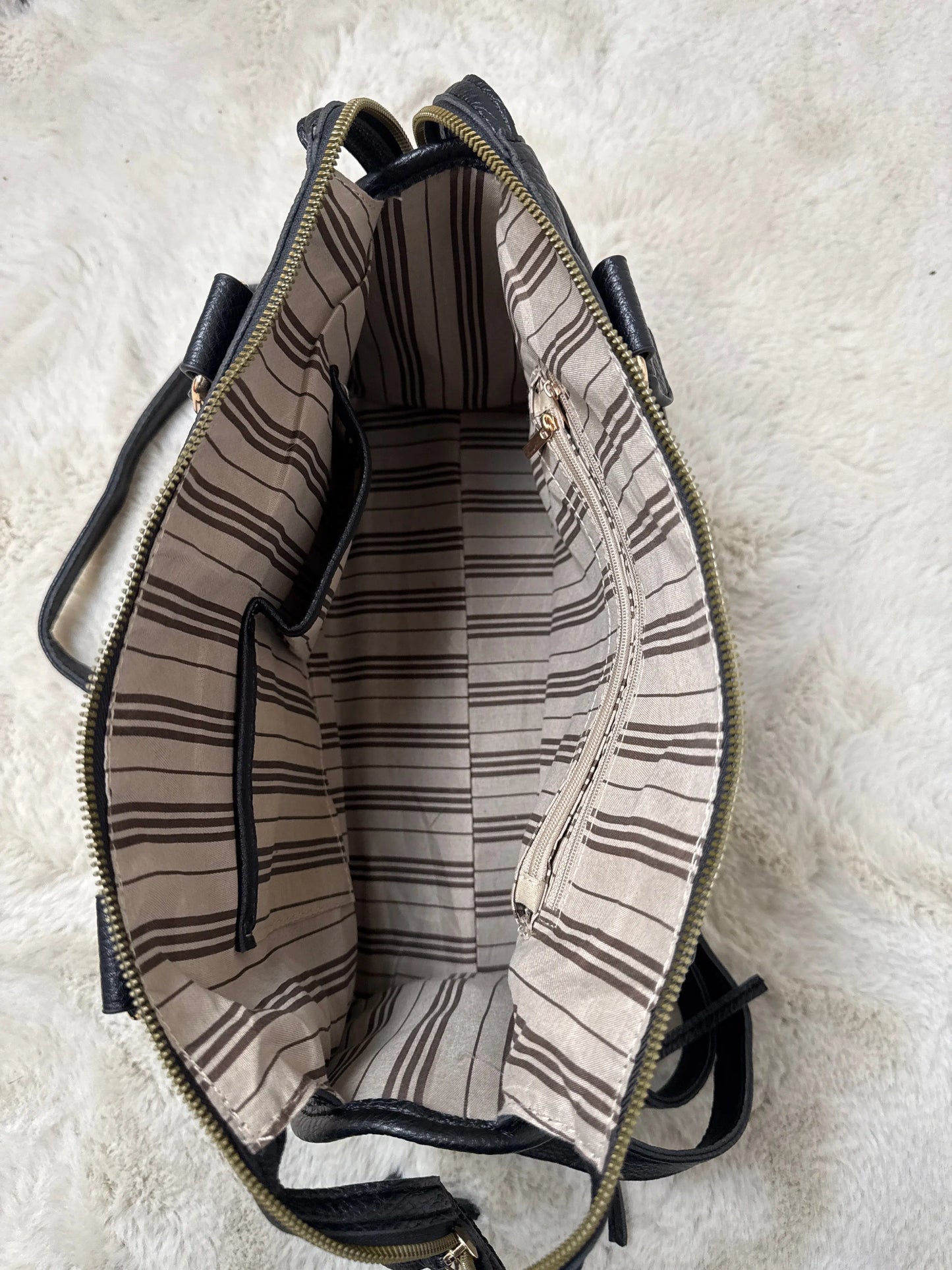 Maxi sac Elsa noir XL mat MaisonPerla Collection