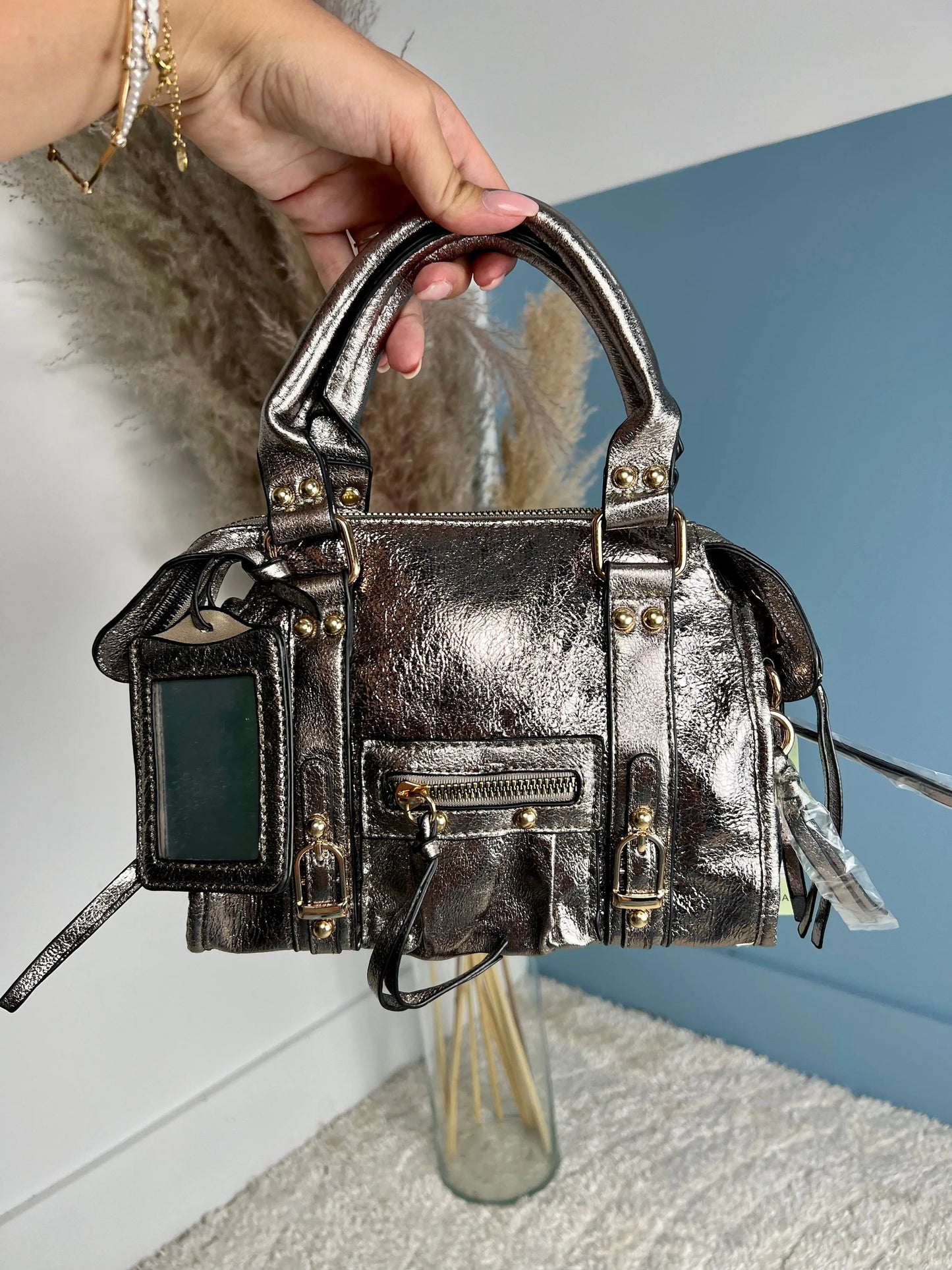 Mini Sac Elsa ancien Silver MaisonPerla Collection