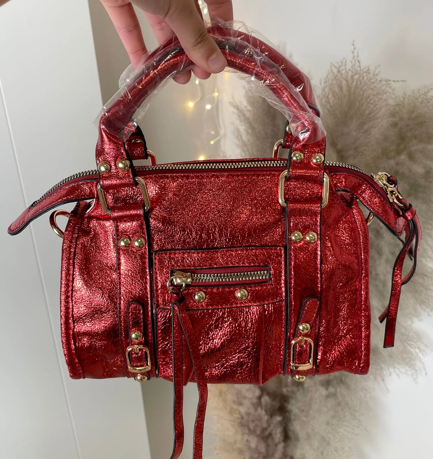 Mini Sac Elsa rouge S MaisonPerla Collection
