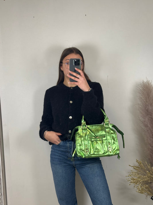 Petit sac Elsa Vert M MaisonPerla Collection