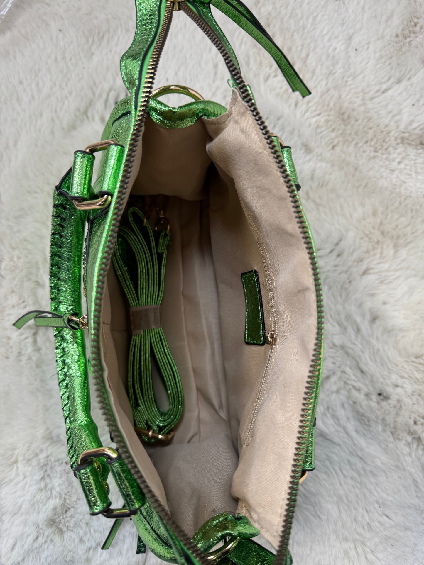 Petit sac Elsa Vert M MaisonPerla Collection