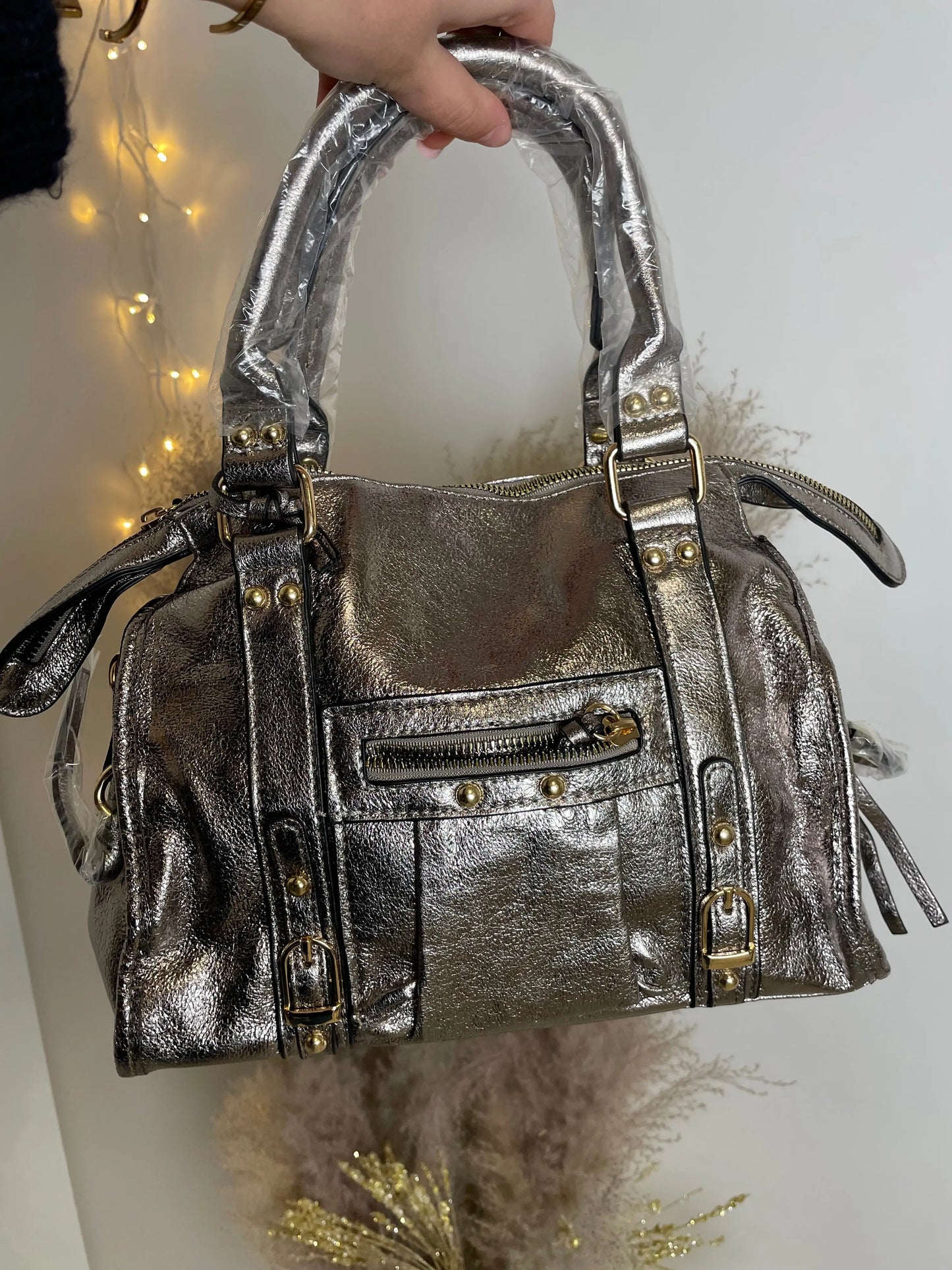 Petit sac Elsa champagne MaisonPerla Collection