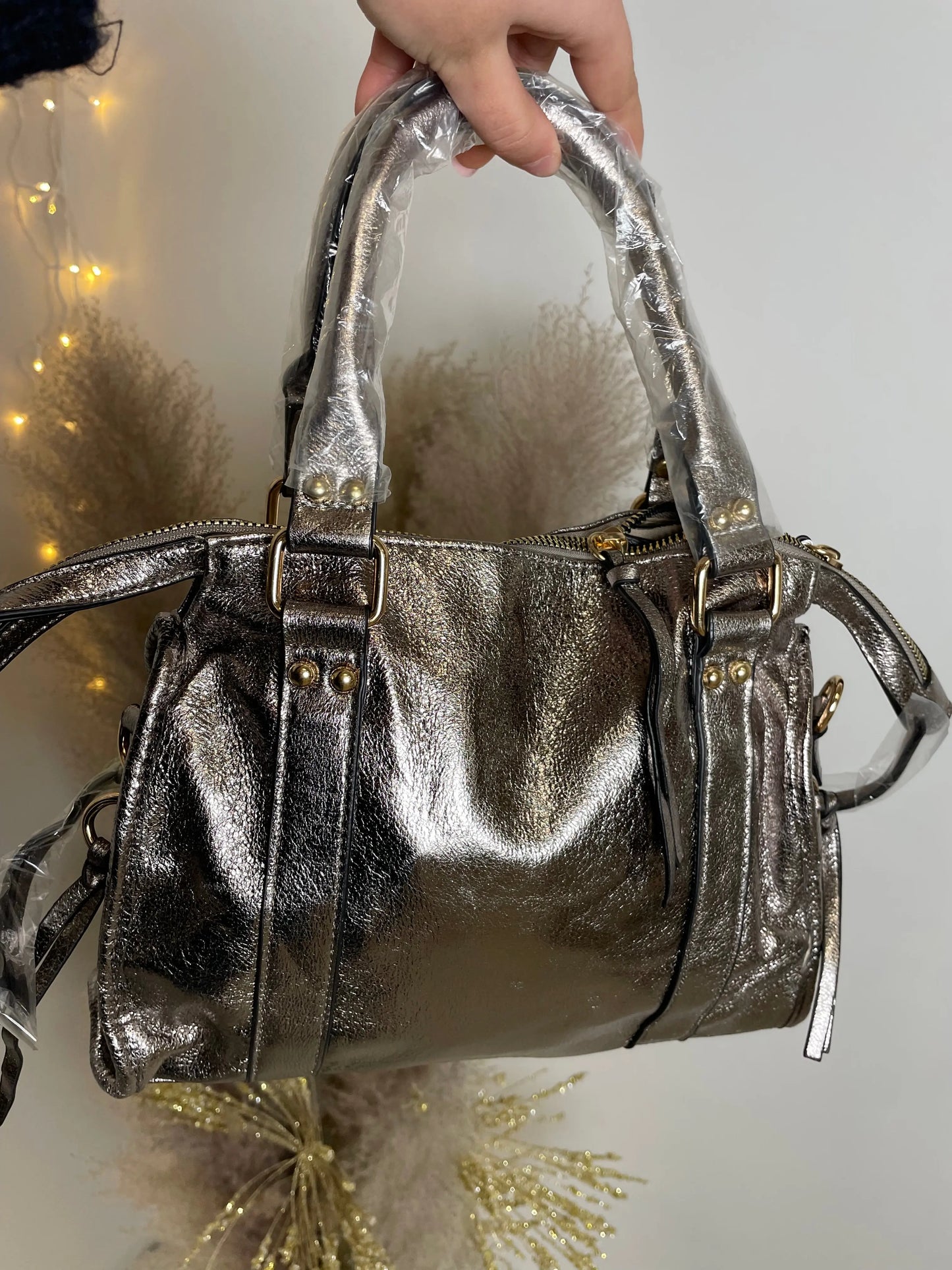 Petit sac Elsa champagne MaisonPerla Collection