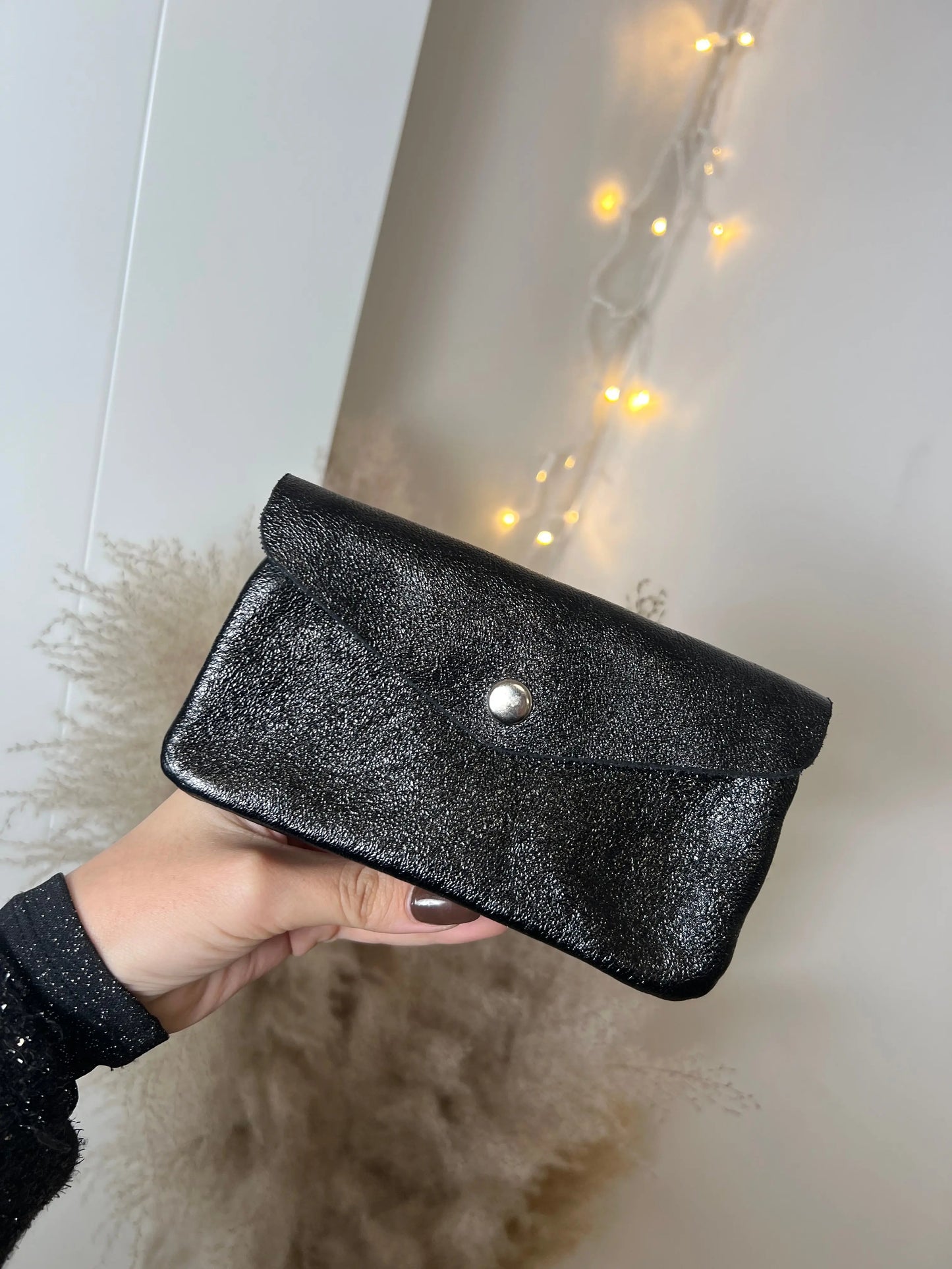 Porte monnaie Lou Noir MaisonPerla Collection