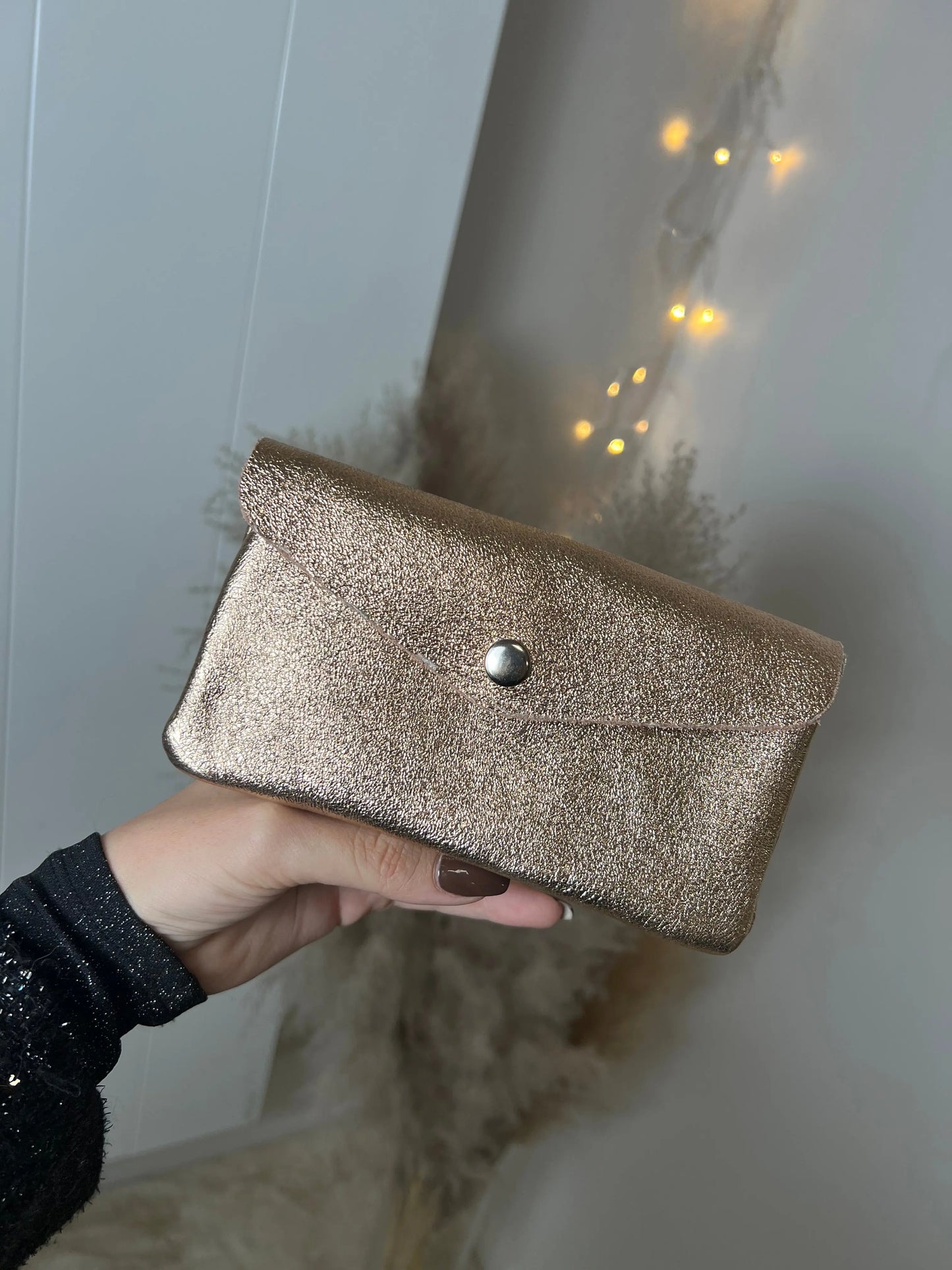 Porte monnaie Lou champagne MaisonPerla Collection