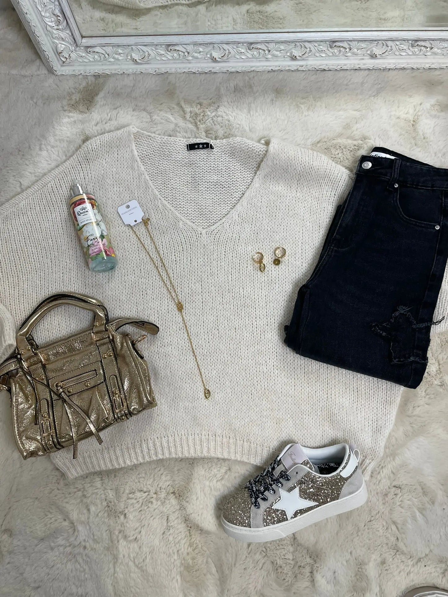 Pull Sarah écrue MaisonPerla Collection