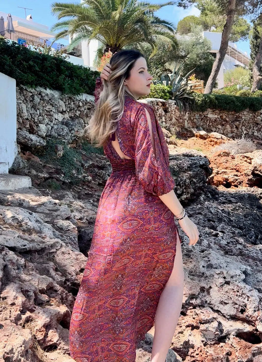 Robe Camilia Corail MaisonPerla Collection