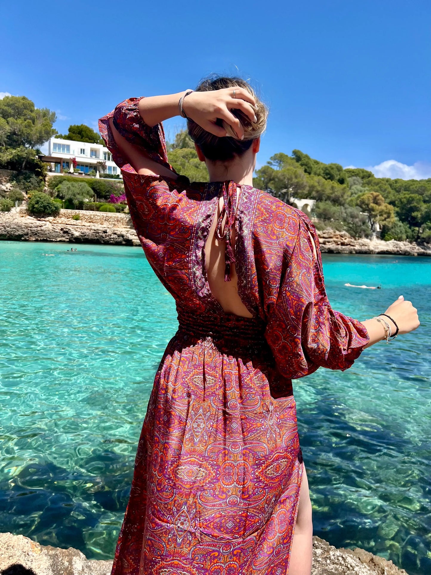 Robe Camilia Corail MaisonPerla Collection