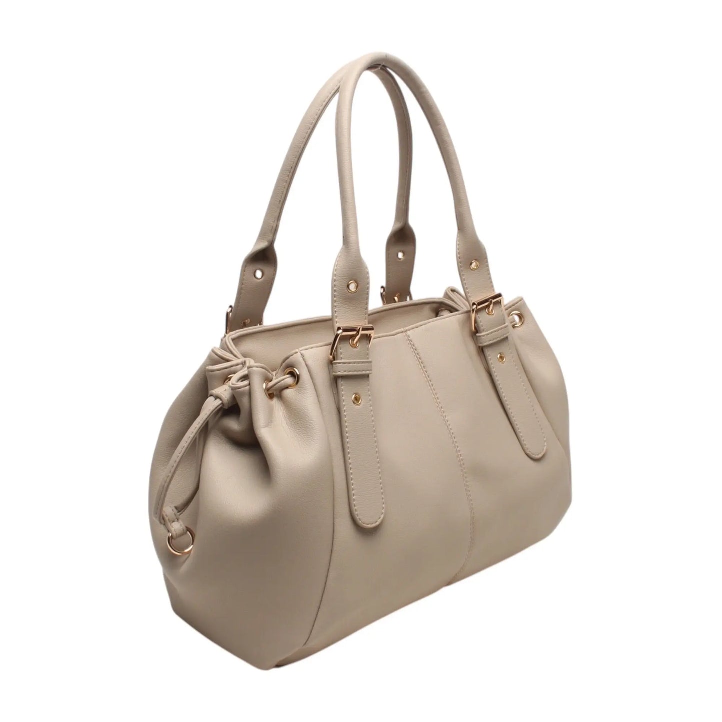 Sac Alma beige lisse MaisonPerla Collection