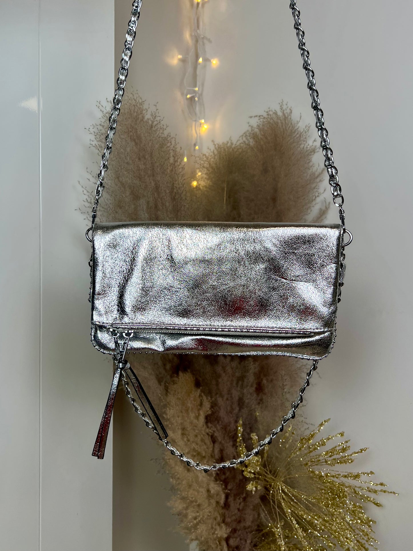 Sac Coralie silver MaisonPerla Collection