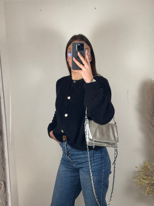 Sac Coralie silver MaisonPerla Collection