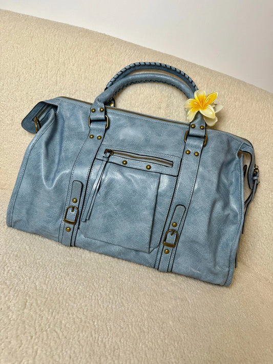 Sac Elsa XXL brillant bleu MaisonPerla Collection