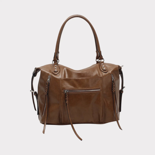 Sac Lila camel MaisonPerla Collection