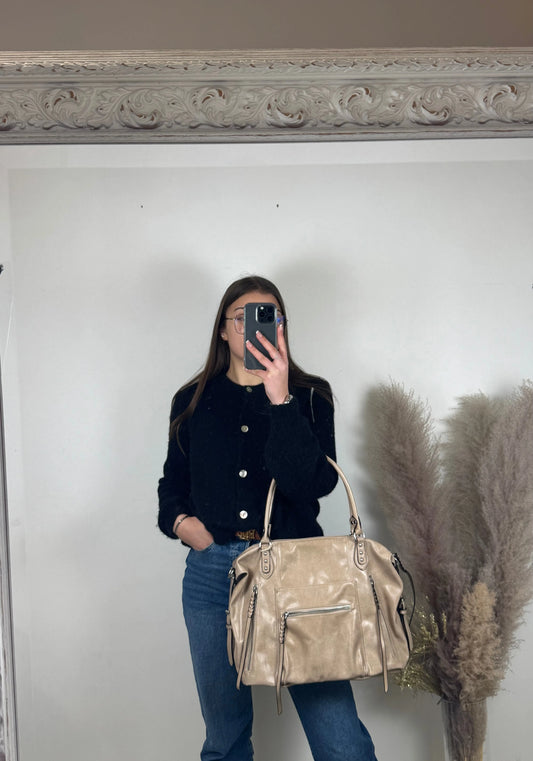 Sac Lila taupe MaisonPerla Collection