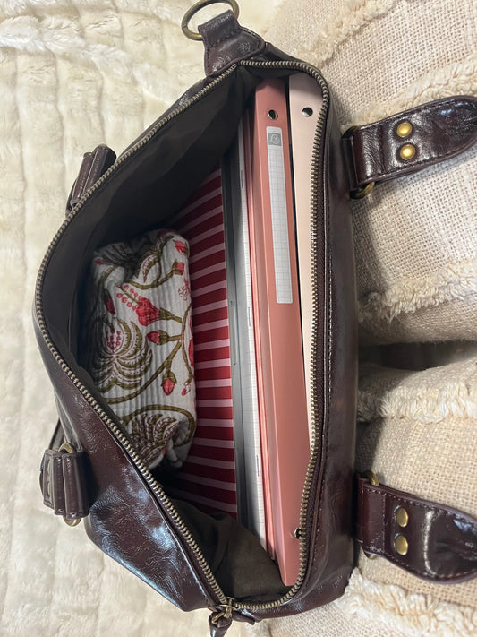 Sac Lilou chocolat MaisonPerla Collection