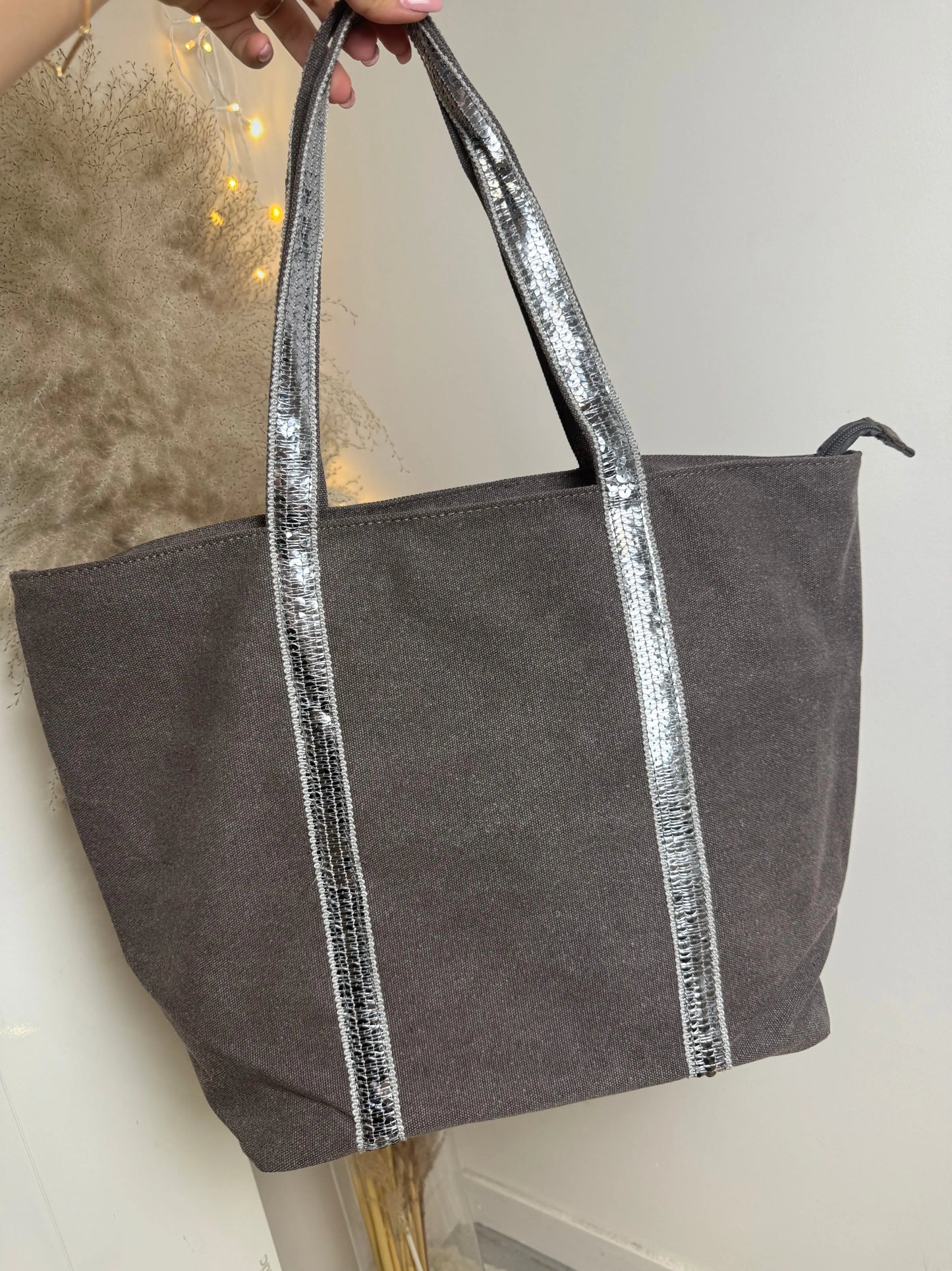 Sac Mia gris MaisonPerla Collection