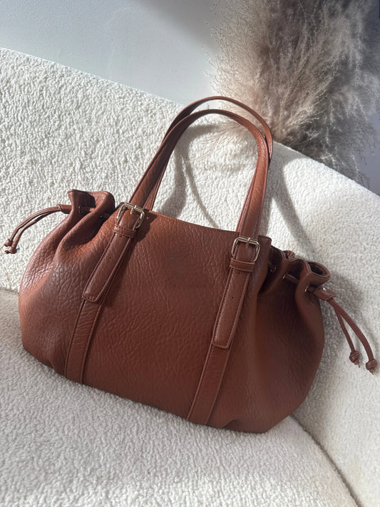 Sac Tara xxl marron MaisonPerla Collection