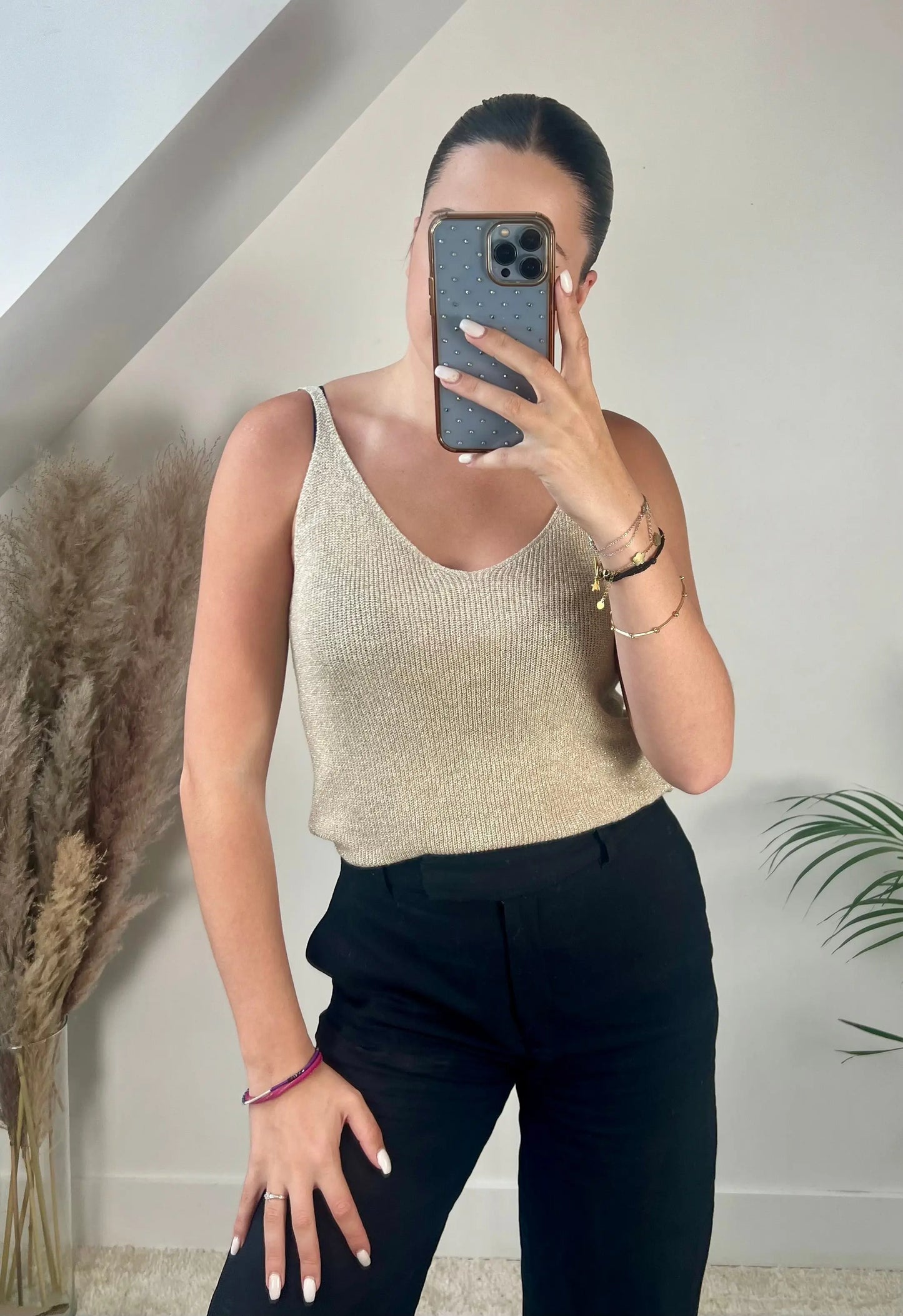 Top Victoria Gold MaisonPerla Collection