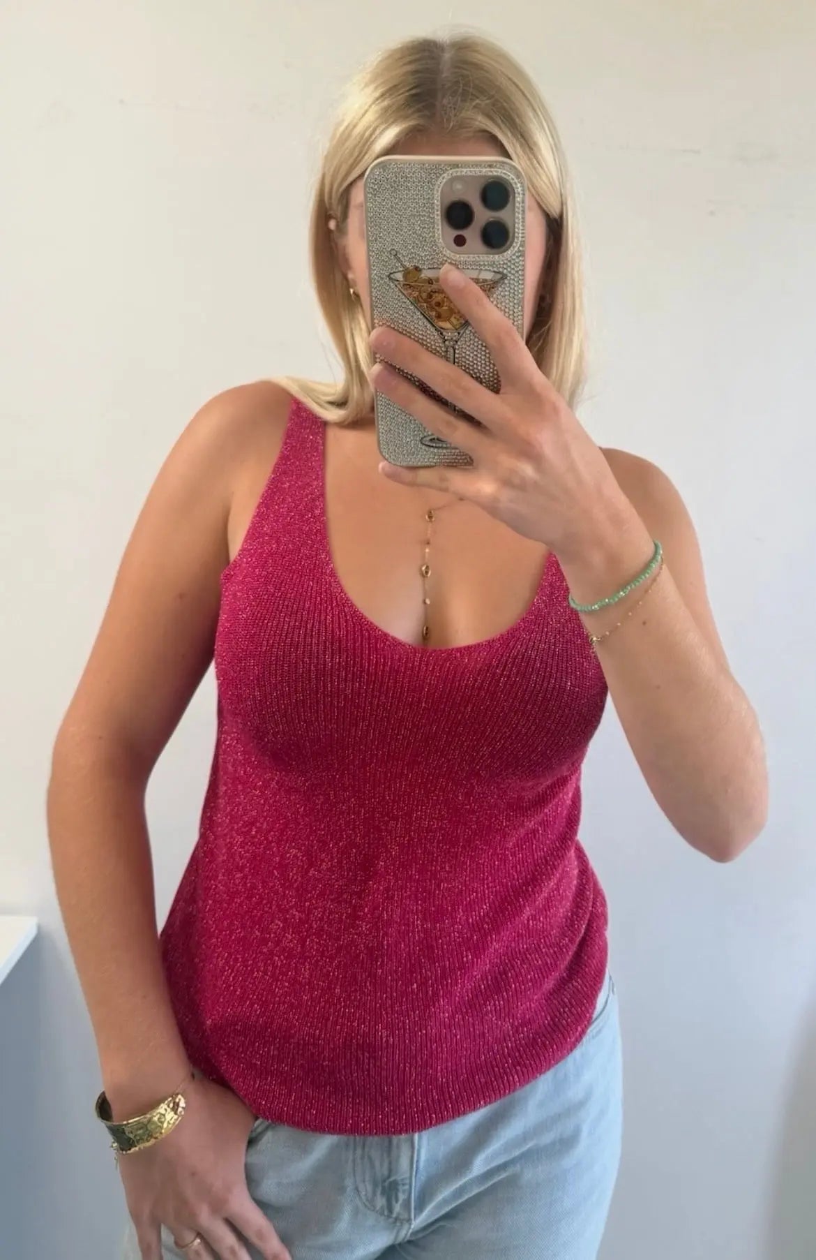 Top Victoria fuschia MaisonPerla Collection