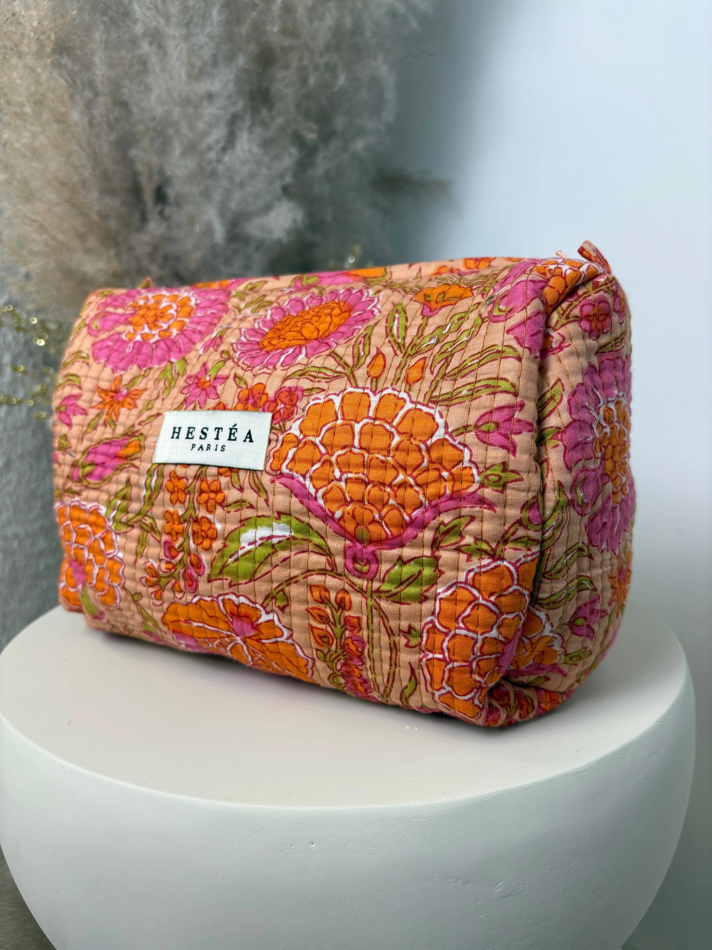 Trousse bohème Alba orange MaisonPerla Collection