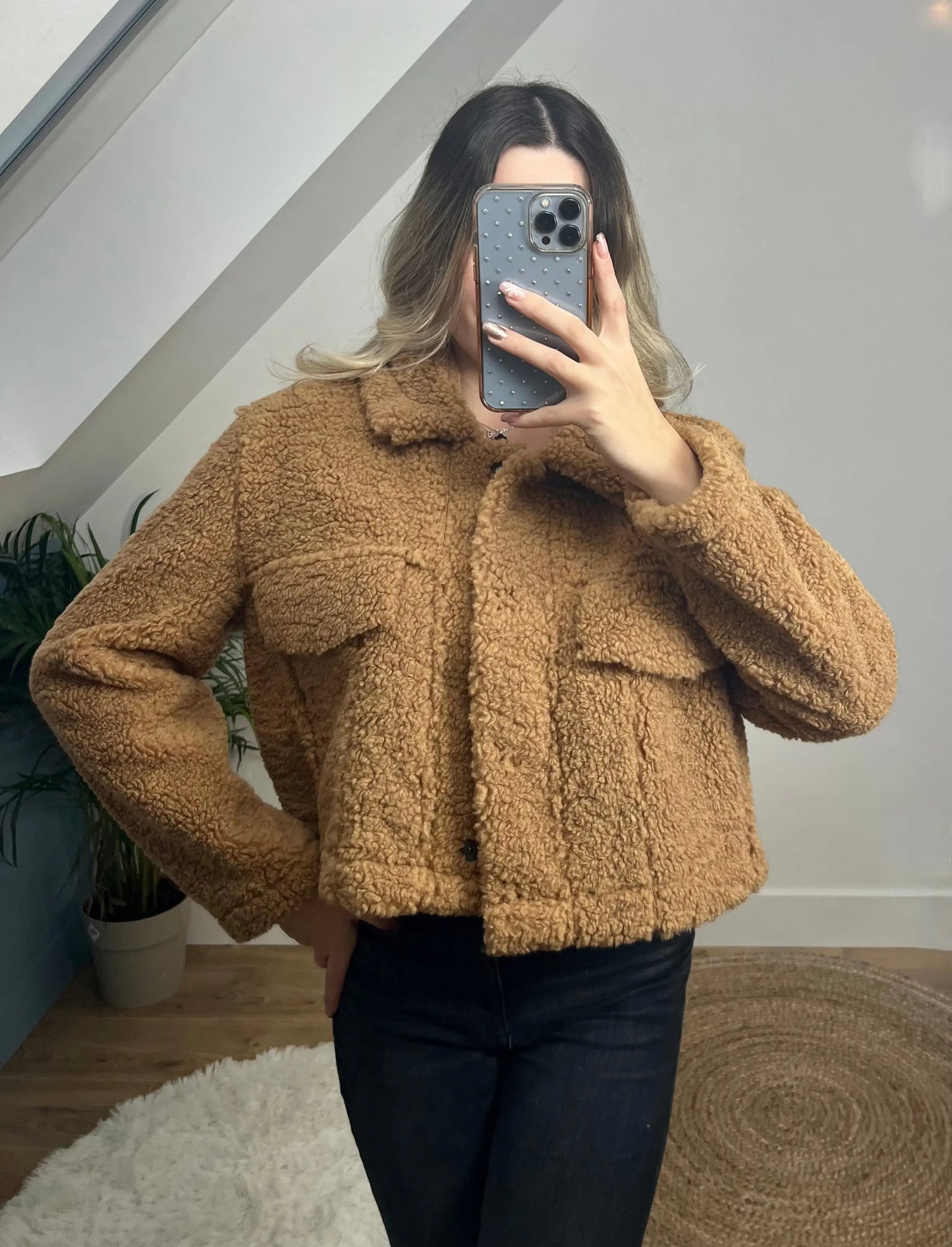 Veste Teddy Camel MaisonPerla Collection