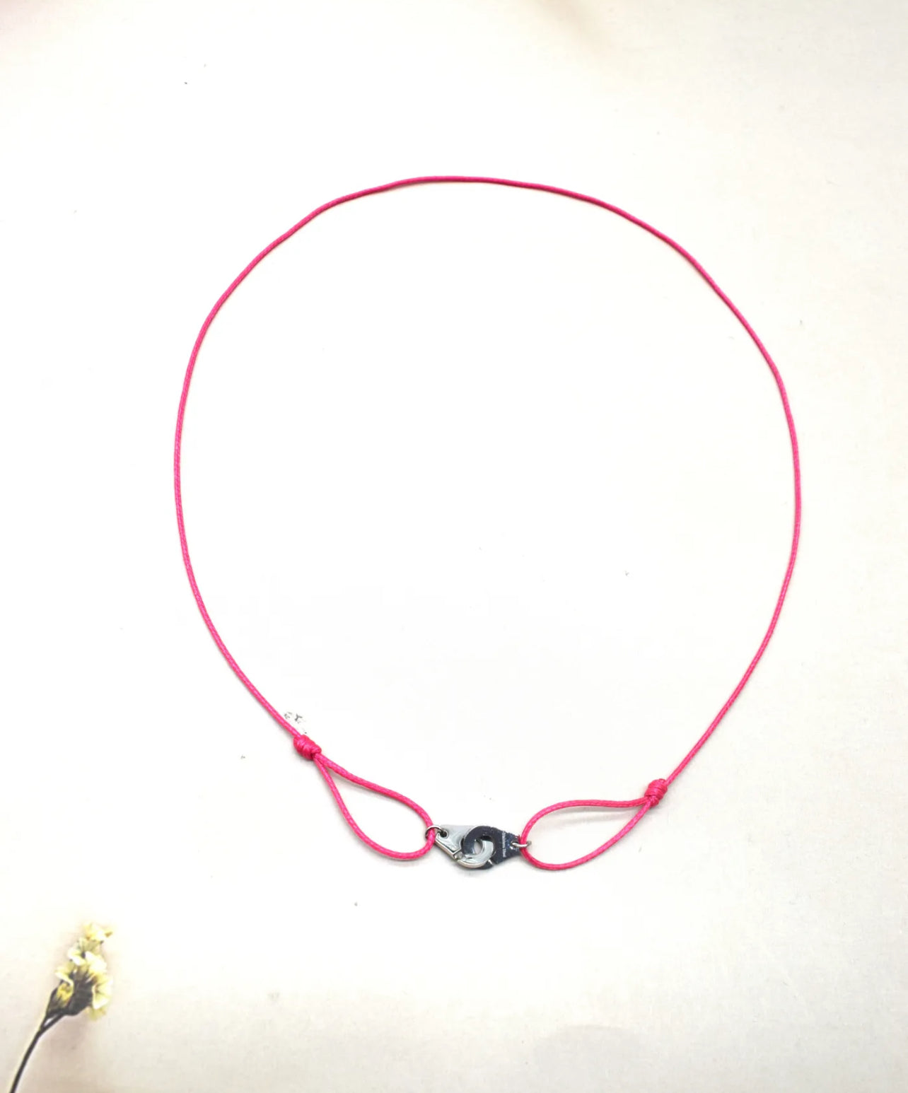 Collier Eva fuschia