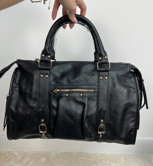 Ancien maxi sac Elsa mat noir MaisonPerla Collection