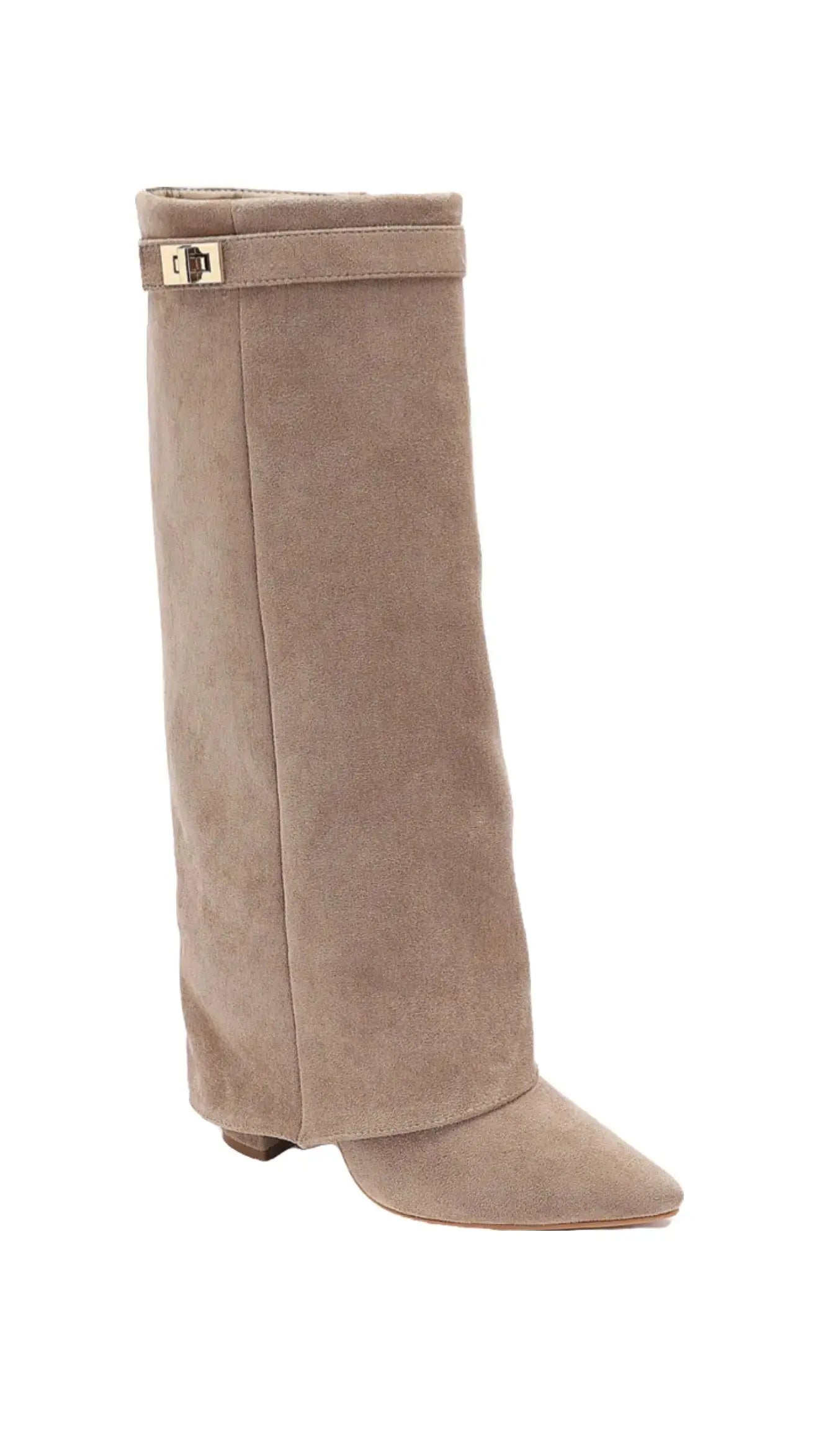 Bottes Nina beige MaisonPerla Collection