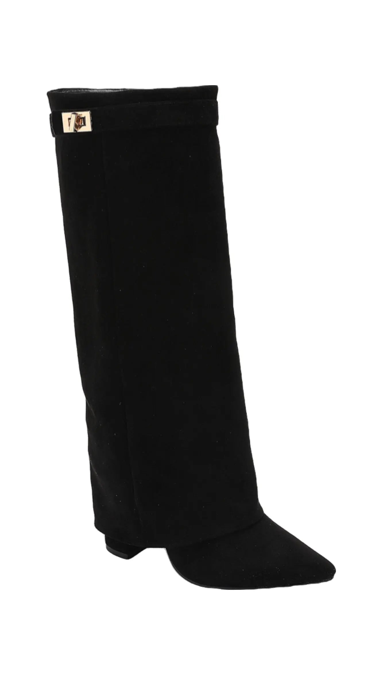Bottes Nina noir MaisonPerla Collection