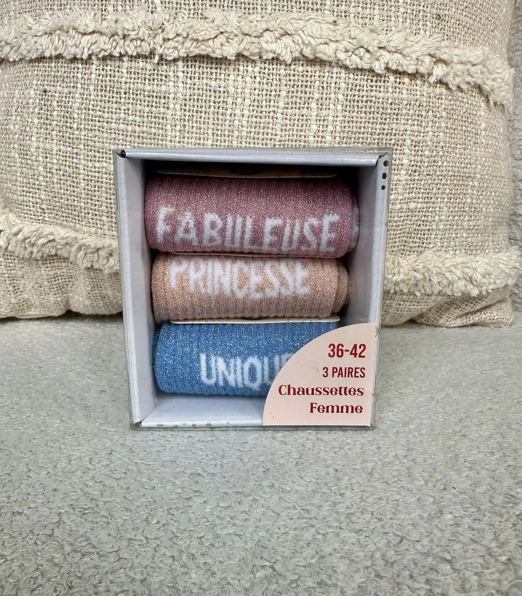 Box chaussettes paillettes fabuleuse MaisonPerla Collection