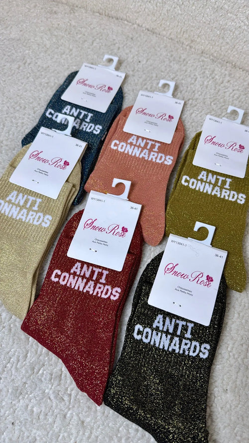 Chausettes paillettes Anti connards MaisonPerla Collection