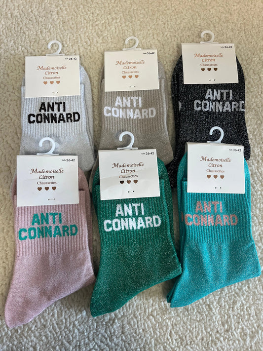 Chausettes paillettes Anti connards MaisonPerla Collection