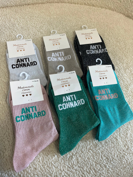 Chausettes paillettes Anti connards MaisonPerla Collection