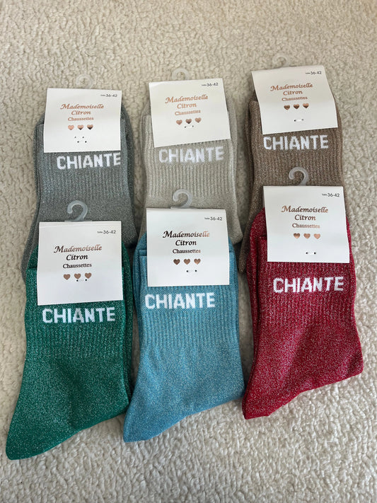 Chausettes paillettes Chiante MaisonPerla Collection
