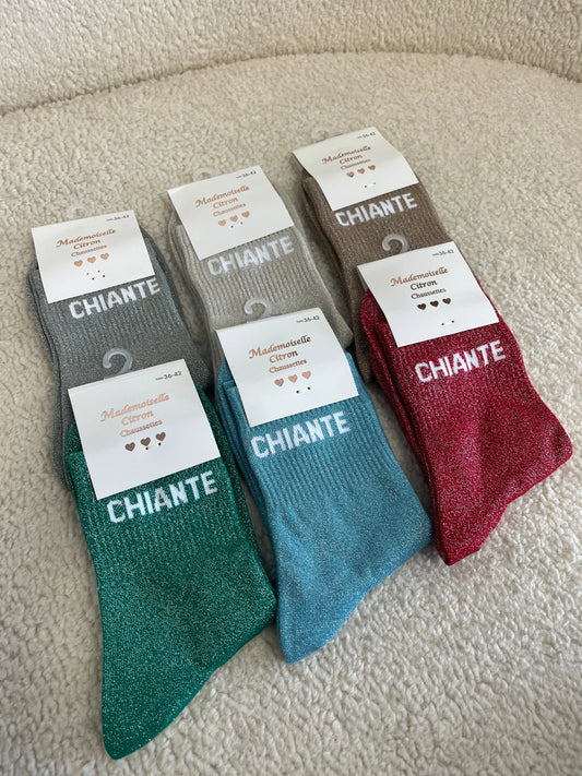 Chausettes paillettes Chiante MaisonPerla Collection