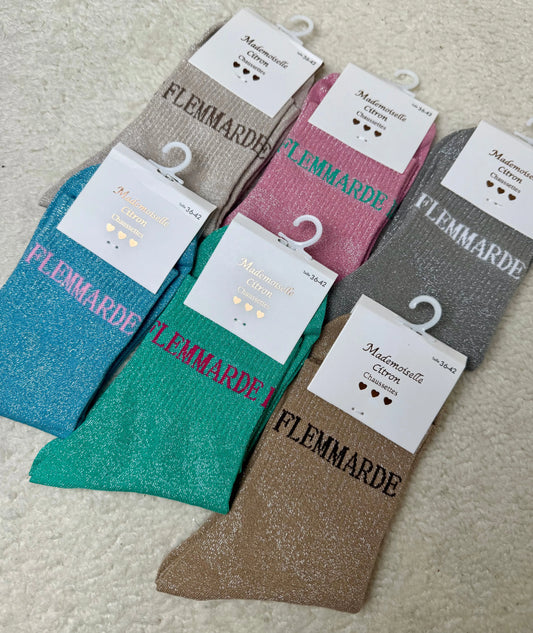 Chausettes paillettes Flemmarde MaisonPerla Collection