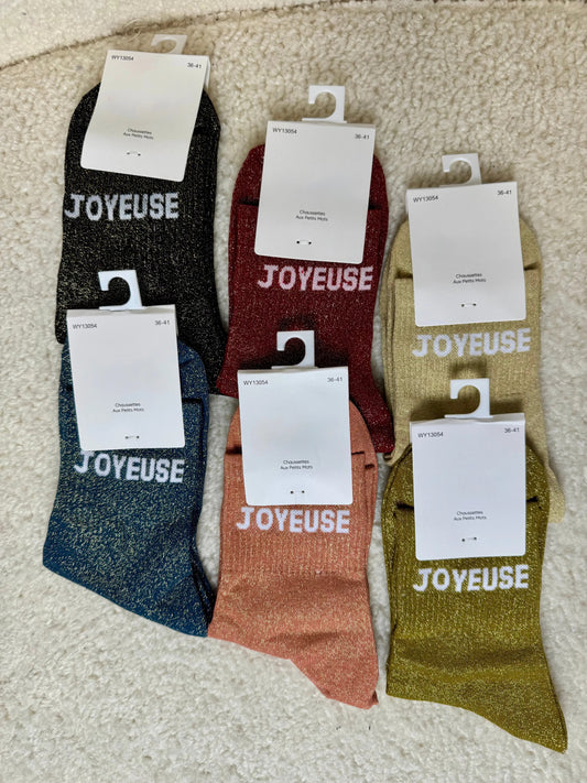 Chausettes paillettes Joyeuse MaisonPerla Collection